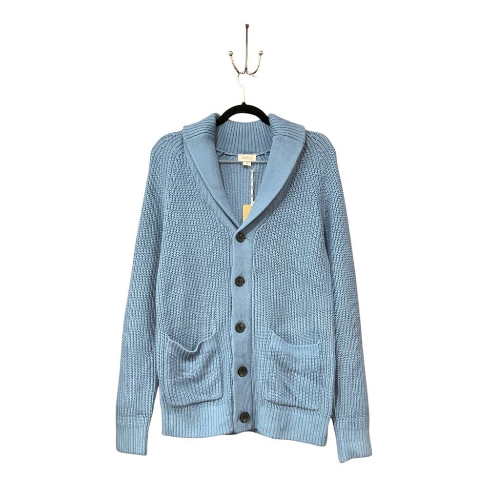Upwest Sweater Cardigan Small Blue NWT
